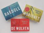 3x Dwarsligger: Ragdoll, Marionet, De Wolven - Daniel Cole, Ophalen of Verzenden, Gelezen, Daniel Cole