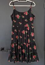 Zwart jurkje met bloemenprint van Only ZGAN Maat 42, Kleding | Dames, Jurken, Only, Zwart, Maat 42/44 (L), Ophalen of Verzenden