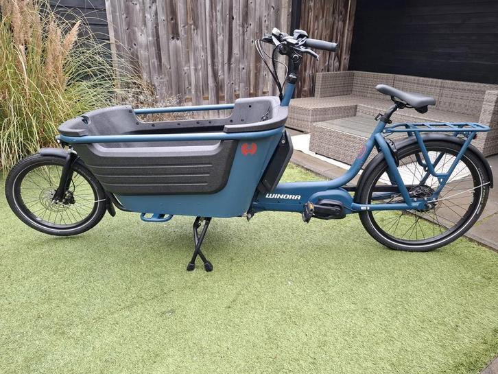 Winora fub 2 bakfiets, Fietsen en Brommers, Fietsen | Bakfietsen, Nieuw, Overige merken, 2 kinderen, Elektrisch, Ophalen