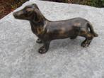 BRONZEN TECKEL / TEKKEL / hond, Ophalen of Verzenden, Nieuw, Hond of Kat, Beeldje of Figuurtje