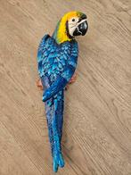 GIETIJZEREN WAND PAPAGAAI , 35 CM , NIEUW , VOGEL , DECO, Ophalen of Verzenden, Nieuw, Vogel, Overige typen