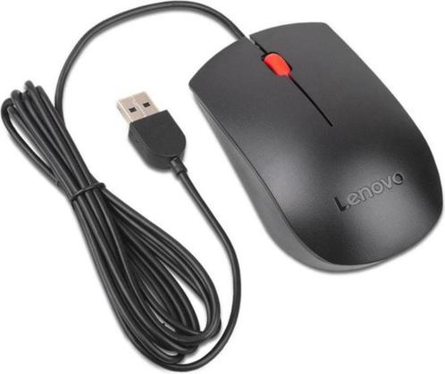 [NIEUW] Lenovo Essential USB-A Optical Muis | 4Y50R20863, Computers en Software, Muizen, Nieuw, Muis, Linkshandig, Rechtshandig