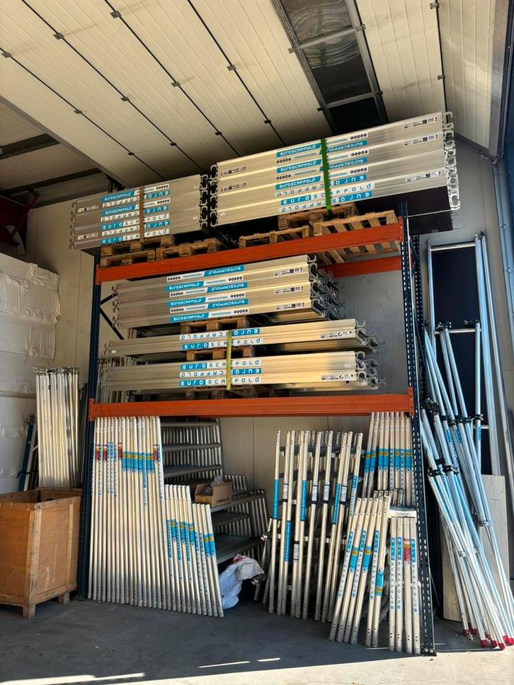 Euroscaffold aluminium rolsteigers uit voorraad leverbaar!, Doe-het-zelf en Verbouw, Steigers, Nieuw, Overige typen, Minder dan 2 meter