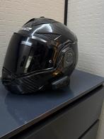 LS2 Helm Advant X Carbon Solid FF901 zwart met cardo 4x, Motoren, Ophalen, Tweedehands, Systeemhelm, Overige merken