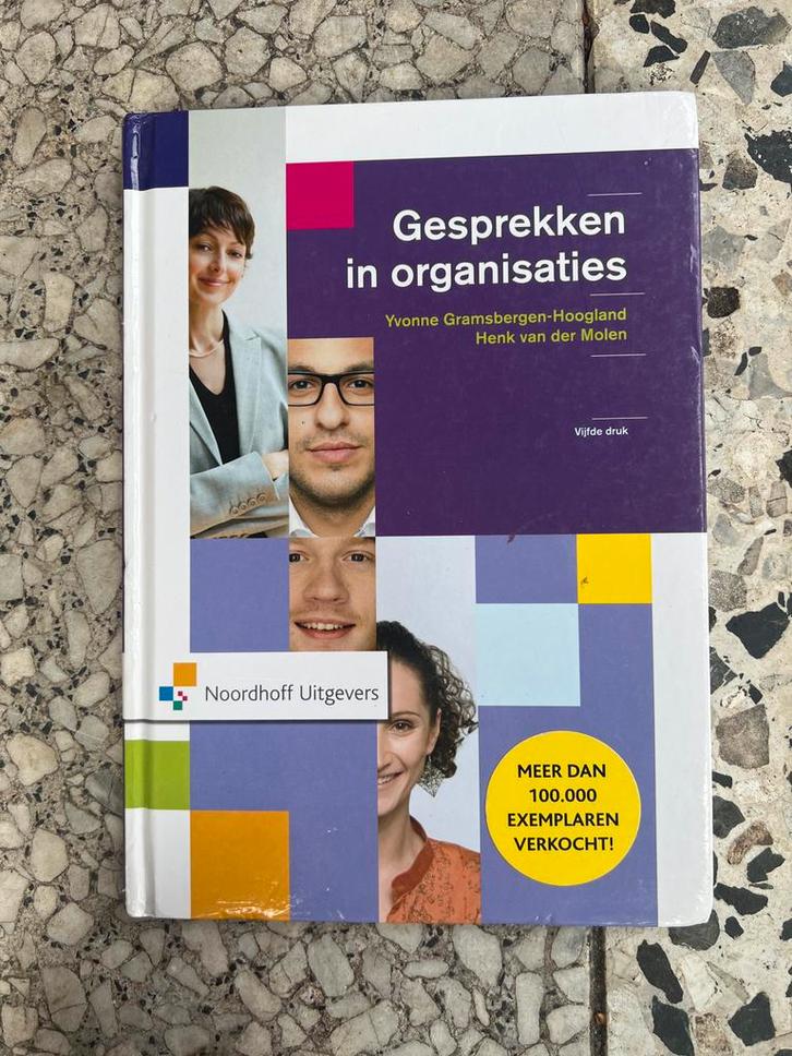 Gesprekken in organisaties - Studieboek HBO, Boeken, Studieboeken en Cursussen, Zo goed als nieuw, HBO, Gamma, Ophalen of Verzenden