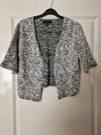 Zwart met gebroken wit vest met print maat S (34/36), Atmosphere, Zwart, Nieuw, Ophalen of Verzenden