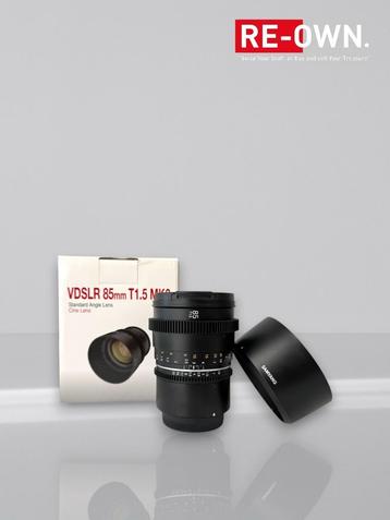 Samyang DVSLR 85mm T1.5 MK2 Canon RF Mount (nieuwstaat) beschikbaar voor biedingen