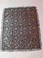 Vintage tafelkleed zwart/antraciet goudglans 160/130, Gebruikt, Etten-Leur, Djt@dejuistetoon.eu, Ophalen of Verzenden