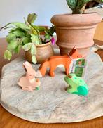 Set 3 Holztiger bos dieren, Ophalen of Verzenden, Zo goed als nieuw