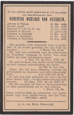 pastoor Hubertus van Heesbeen 1848 Vlijmen + 1903 Oisterwijk, Verzamelen, Verzenden