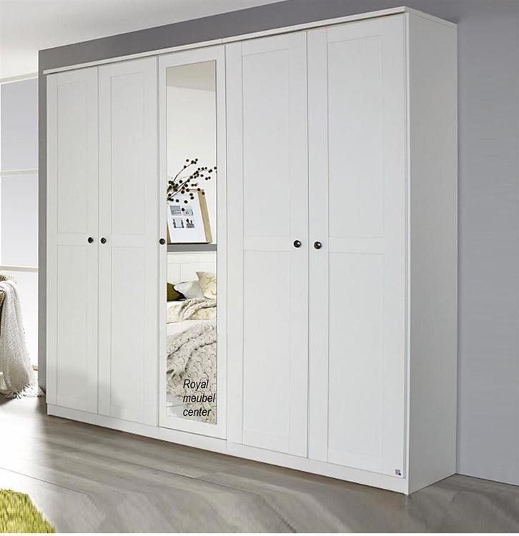 Draaideur linnenkasten Swiss wit-spiegel Aanbieding, Huis en Inrichting, Kasten | Kledingkasten, Nieuw, Minder dan 100 cm, 50 tot 100 cm