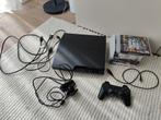 PlayStation 3 slim met games, controller en eye camera, Met games, Ophalen of Verzenden, Zo goed als nieuw, 160 GB