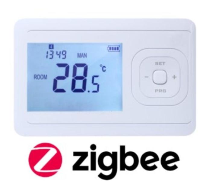 Zigbee Echo Thermostaat, Doe-het-zelf en Verbouw, Thermostaten, Gebruikt, Slimme thermostaat, Ophalen of Verzenden