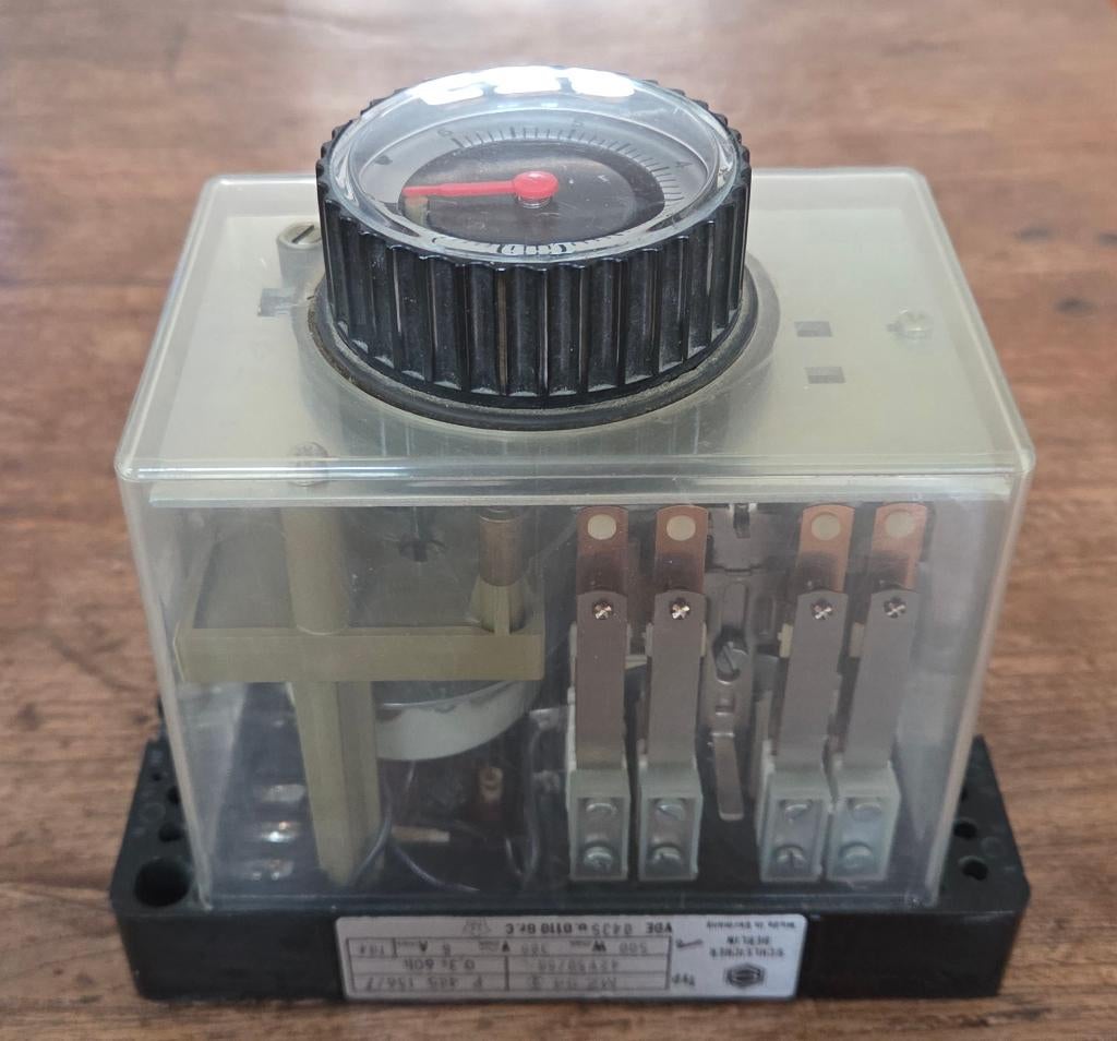 Tijdrelais Schleicher MZ 54, Hobby en Vrije tijd, Elektronica-componenten, Ophalen of Verzenden, Gebruikt