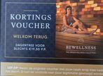 Sauna kortingsvoucher dagentree € 19,50, Verzenden, Nieuw