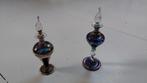 Twee Vintage Parfumflesjes uit Tunesië., Antiek en Kunst, Antiek | Glas en Kristal, Ophalen of Verzenden