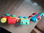 Houten Trein - Decoratie / Speelgoed, Ophalen, Gebruikt, Duw- of Trekspeelgoed