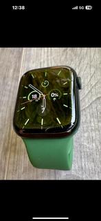 Apple Watch Series 7-45 MM als nieuw met extra bandjes, Sieraden, Tassen en Uiterlijk, Apple Watch ⌚️, Verzenden, Zwart, IOS