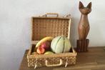 Rieten koffertje, Antiek en Kunst, Curiosa en Brocante, Ophalen of Verzenden