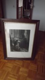 Antieke gravure High Life, Ophalen