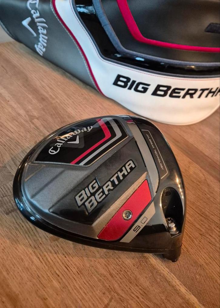 Callaway Big Bertha 2023 driver  -  9*  -  R flex, Sport en Fitness, Golf, Zo goed als nieuw, Club, Callaway, Verzenden