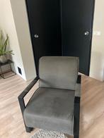 Donkergrijze Fauteuil - Rookvrij!, Ophalen of Verzenden