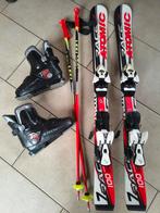 Ski set Atomic Race, Techno Pro schoenen, Leki stokken, Ophalen, Gebruikt, 100 tot 140 cm, Atomic