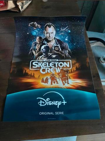 Star Wars Skeleton Crew Disney+ original serie poster beschikbaar voor biedingen