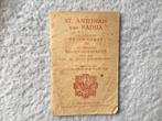 noveen boekje st. Antonius van Padua 9 dagen uit 1948, Verzenden, Gebruikt, Boek