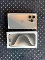 Iphone 15 Pro 128 GB nette staat orginele doos, Ophalen, Zo goed als nieuw, Zwart, 128 GB