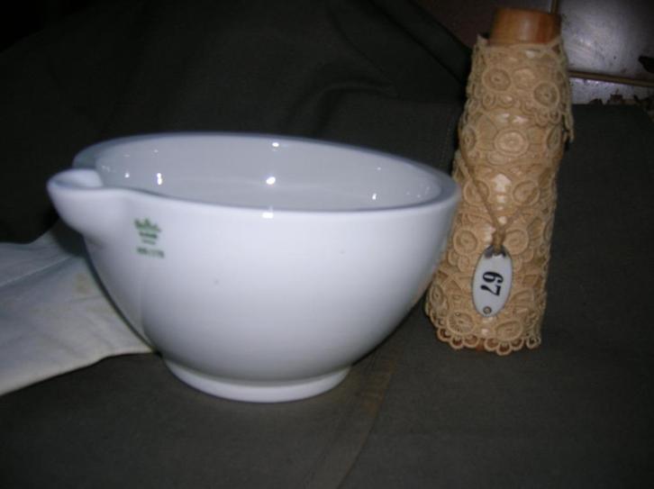 vijzel apotheek dik porselein Rosenthal technik Germany, Antiek en Kunst, Curiosa en Brocante, Ophalen of Verzenden