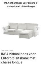 GRATIS Ikea Ektorp 2-zitsbankHOES met chaise longue, Huis en Inrichting, Banken | Sofa's en Chaises Longues, Ophalen, Overige materialen