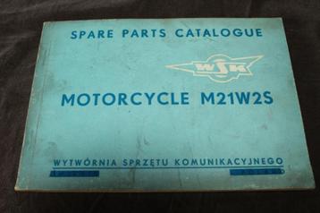 WSK Motorcycle M21W2S 1971  parts catalogue  beschikbaar voor biedingen