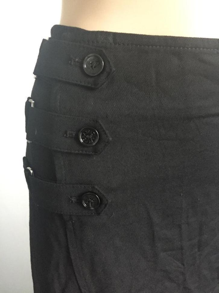 C72 Patrizia Pepe zwart rokje rok Maat 36=S, Kleding | Dames, Rokken, Zo goed als nieuw, Maat 36 (S), Zwart, Knielengte, Ophalen of Verzenden
