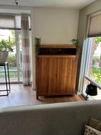 TV / servies kast Teak, Ophalen, Gebruikt, 100 tot 150 cm, Teakhout