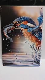 Aluminium Wanddecoratie IJsvogel 20x30cm, Huis en Inrichting, Ophalen of Verzenden, Nieuw