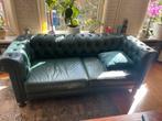 Chesterfield 2-zits groen, Ophalen, Zo goed als nieuw, 75 tot 100 cm