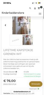 Lifetime Kapstok Grenen Wit - Wandkapstok, Ophalen of Verzenden, Gebruikt, Hoogslaper