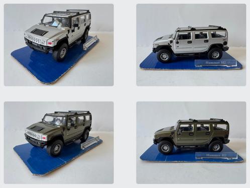 Cararama: Hummer H2, groen en zilver, Hobby en Vrije tijd, Modelauto's | 1:43, Zo goed als nieuw, Auto, Overige merken, Ophalen of Verzenden