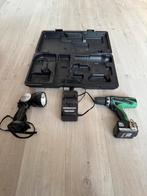 Hitachi 14.4 V Li- ion, Doe-het-zelf en Verbouw, Gereedschap | Boormachines, Ophalen of Verzenden, Gebruikt