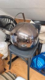 2x grote bollen hanglampen, Huis en Inrichting, Lampen | Hanglampen, Ophalen, Zo goed als nieuw, Glas