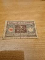 Duitse Darlehnskassenschein - 2 Mark, Postzegels en Munten, Bankbiljetten | Europa | Niet-Eurobiljetten, Ophalen of Verzenden