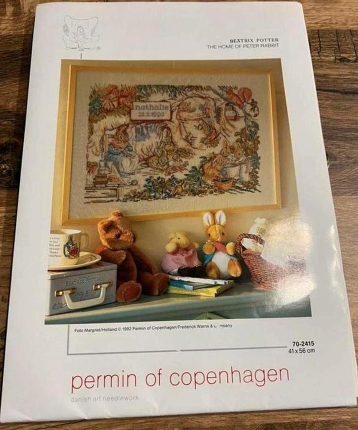 Borduurpakket van Permin of Copenhagen, Hobby en Vrije tijd, Borduren en Borduurmachines, Nieuw, Borduurpakket, Handborduren, Ophalen of Verzenden