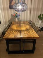 Eettafel mango hout, Huis en Inrichting, Tafels | Eettafels, Ophalen, 200 cm of meer, 50 tot 100 cm, Zo goed als nieuw