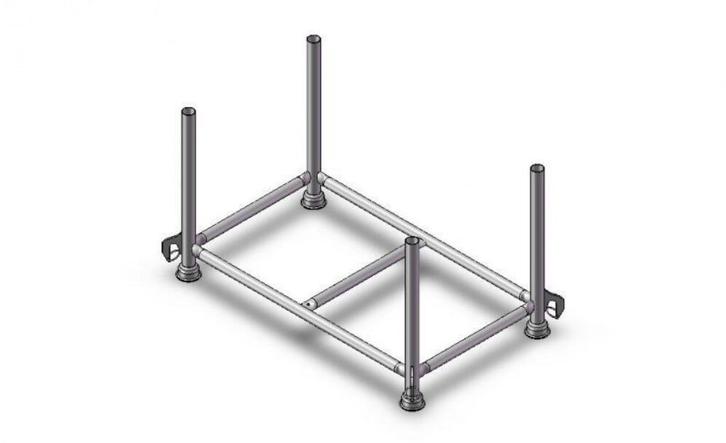 Nieuwe stapelpallets / stapelrek / opslagrek / stapelpallet, Doe-het-zelf en Verbouw, Overige Doe-het-zelf en Verbouw, Nieuw, Ophalen