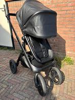 Dubatti one kinderwagen 2 in 1 special edition zwart leer, Ophalen, Zo goed als nieuw, Overige merken
