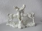 Porselein beeld van 2 Centauren, Antiek en Kunst, Ophalen of Verzenden
