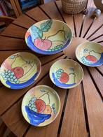 Vintage zomers servies, Ophalen, Overige stijlen, Aardewerk, Schaal of Schalen