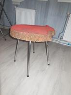 Bijzettafeltje/krukje boomstam handmade, Minder dan 55 cm, Gebruikt, Overige vormen, Hout