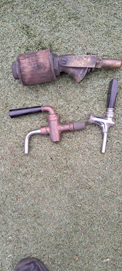 Biertap,wijnvattap antiek, Antiek en Kunst, Antiek | Koper en Brons, Koper, Ophalen of Verzenden